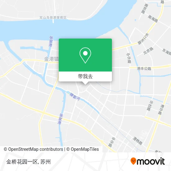 金桥花园一区地图