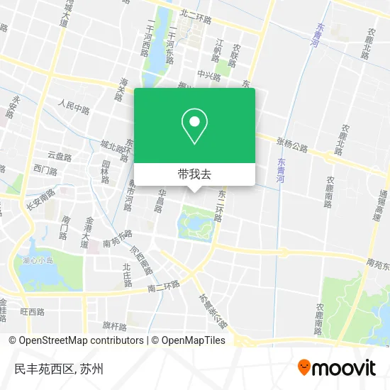 民丰苑西区地图