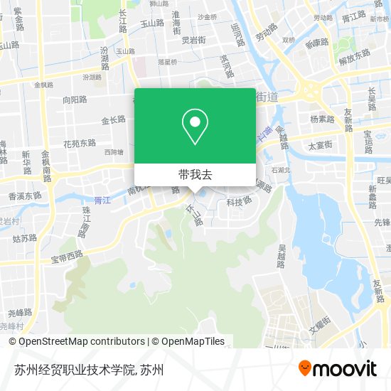 苏州经贸职业技术学院地图