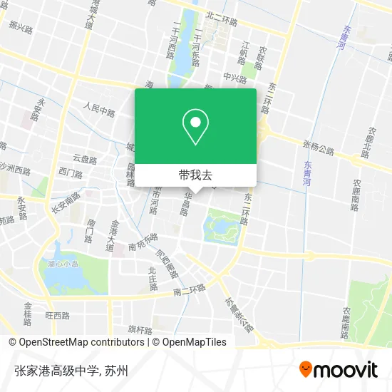 张家港高级中学地图