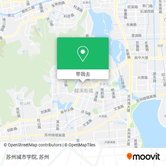 苏州城市学院地图