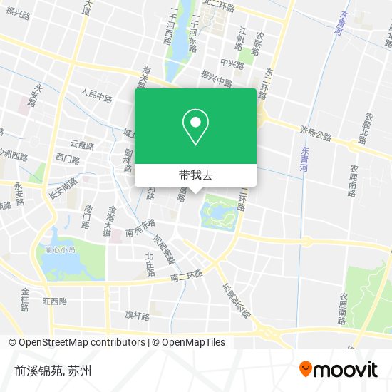前溪锦苑地图