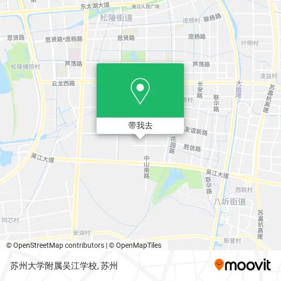 苏州大学附属吴江学校地图