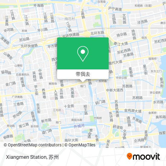 Xiangmen Station地图