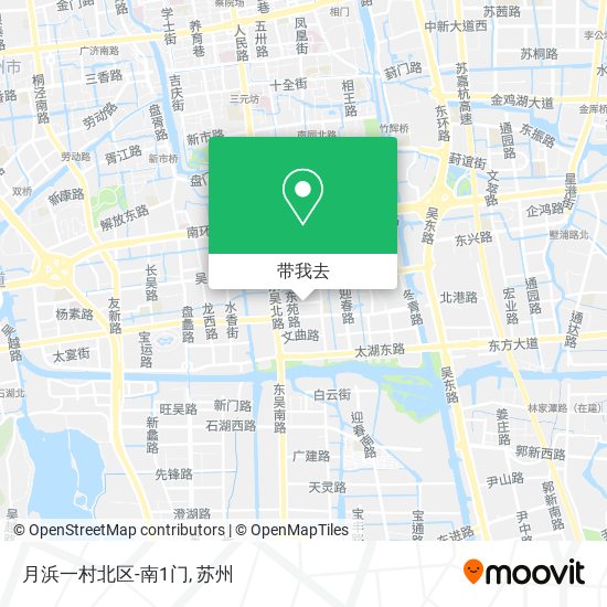 月浜一村北区-南1门地图