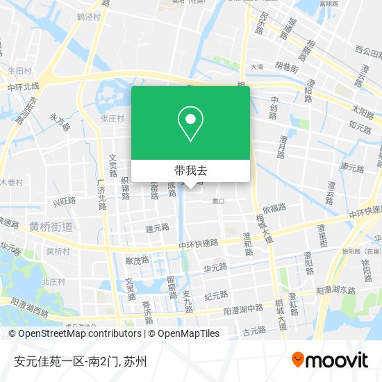 安元佳苑一区-南2门地图