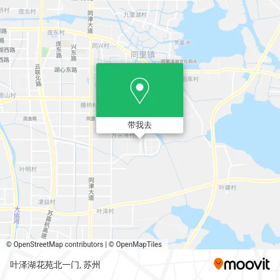 叶泽湖花苑北一门地图