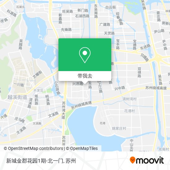 新城金郡花园1期-北一门地图