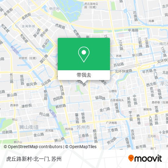 虎丘路新村-北一门地图