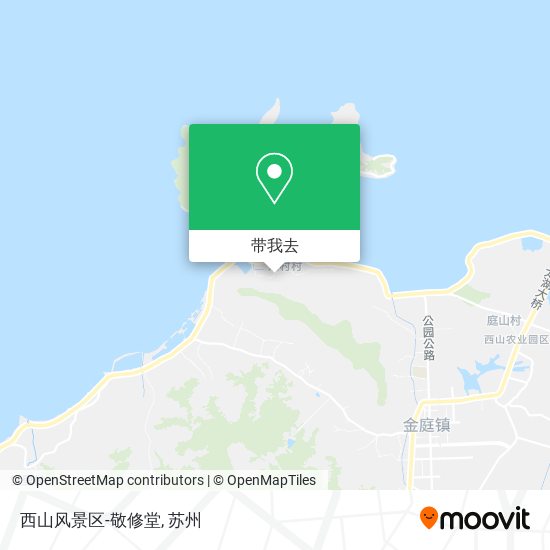 西山风景区-敬修堂地图