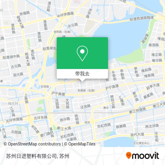 苏州日进塑料有限公司地图