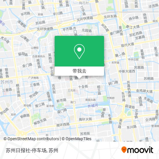 苏州日报社-停车场地图