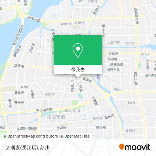 大润发(吴江店)地图