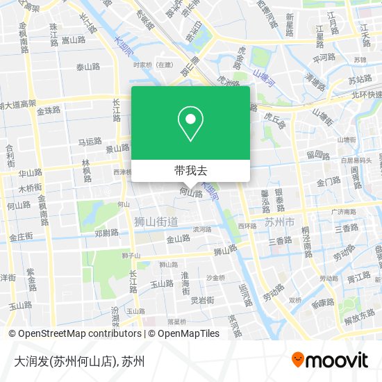 大润发(苏州何山店)地图