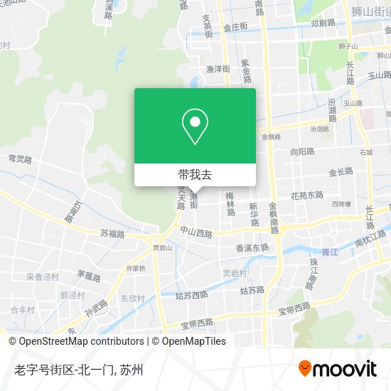 老字号街区-北一门地图