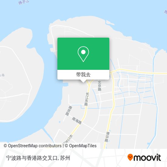 宁波路与香港路交叉口地图