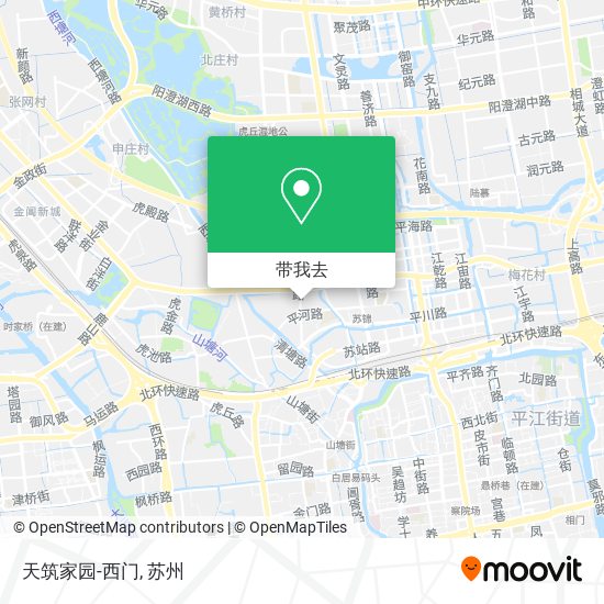天筑家园-西门地图
