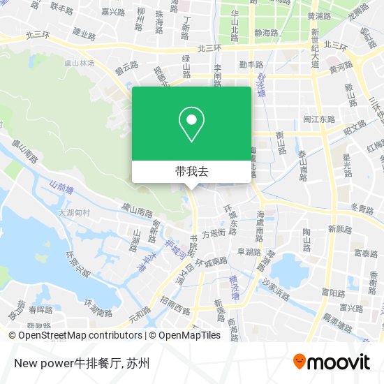 New power牛排餐厅地图