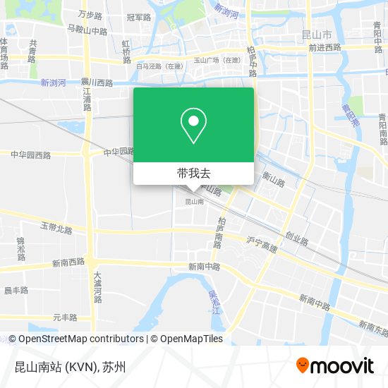 昆山南站 (KVN)地图