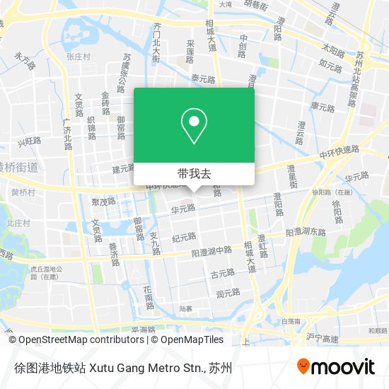 徐图港地铁站 Xutu Gang Metro Stn.地图