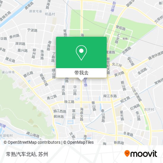 常熟汽车北站地图