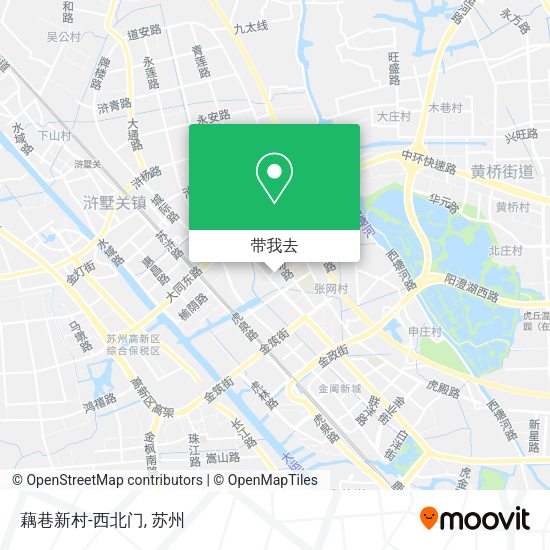 藕巷新村-西北门地图