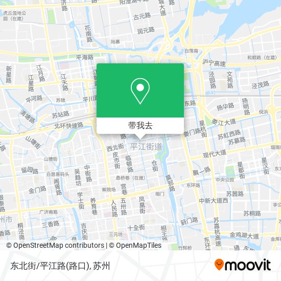 东北街/平江路(路口)地图