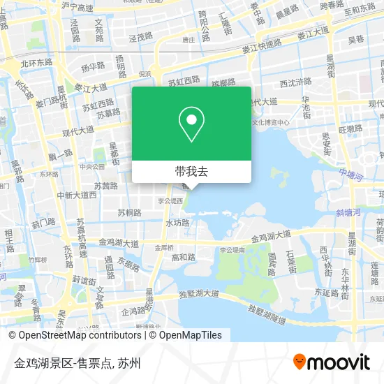 金鸡湖景区-售票点地图