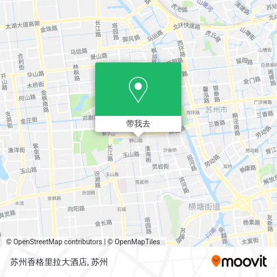 苏州香格里拉大酒店地图
