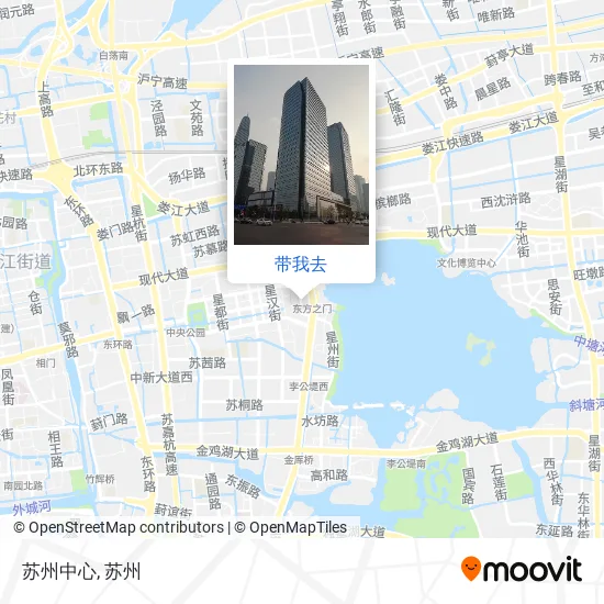 苏州中心地图