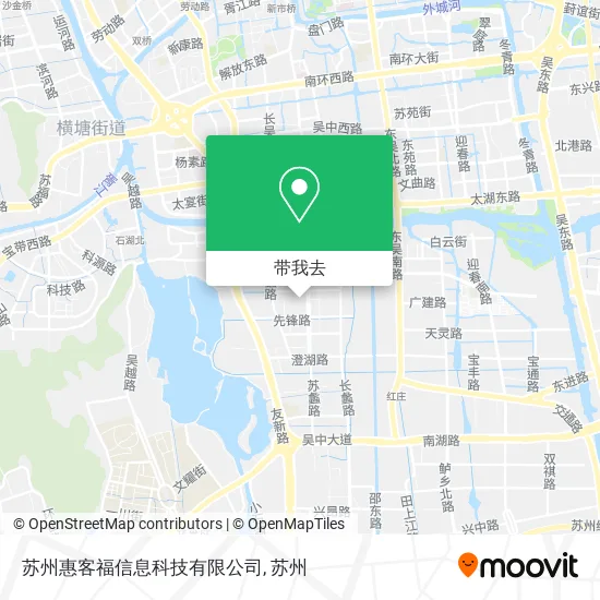 苏州惠客福信息科技有限公司地图