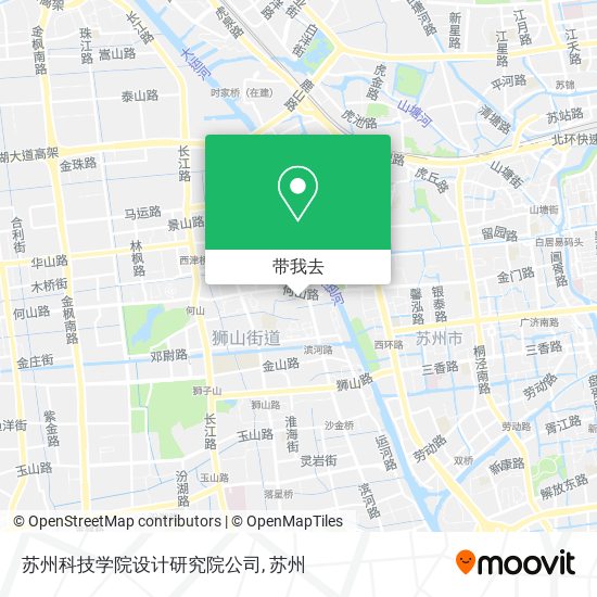 苏州科技学院设计研究院公司地图