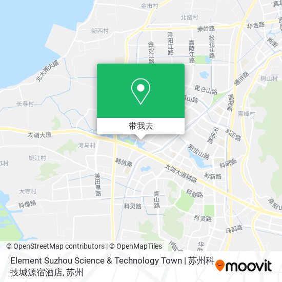 Element Suzhou Science & Technology Town | 苏州科技城源宿酒店地图