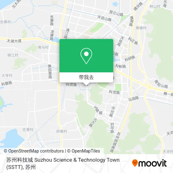 苏州科技城 Suzhou Science & Technology Town (SSTT)地图