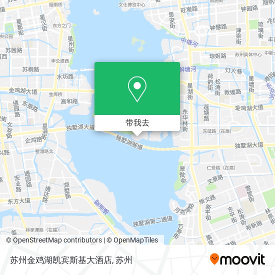 苏州金鸡湖凯宾斯基大酒店地图