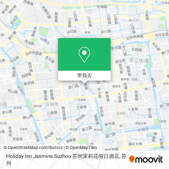 Holiday Inn Jasmine Suzhou 苏州茉莉花假日酒店地图