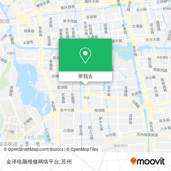 金泽电脑维修网络平台地图