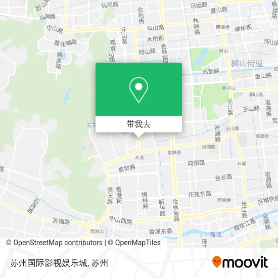 苏州国际影视娱乐城地图