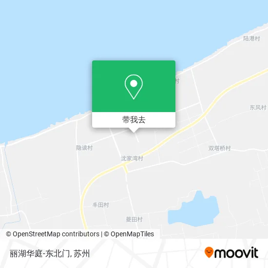 丽湖华庭-东北门地图