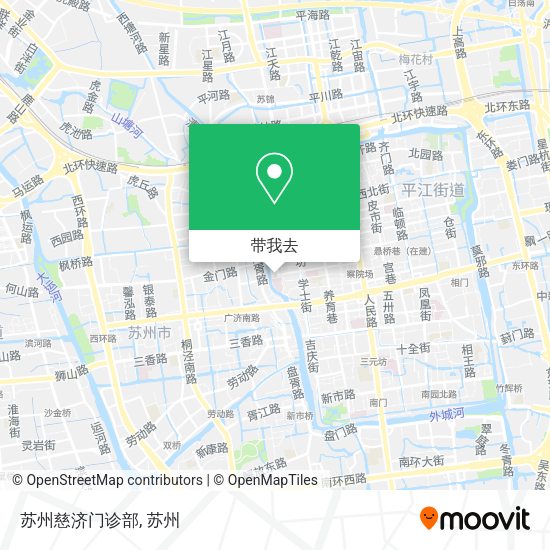 苏州慈济门诊部地图