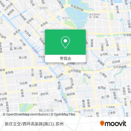 新庄立交/西环高架路(路口)地图