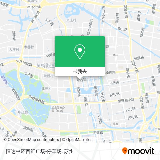 恒达中环百汇广场-停车场地图