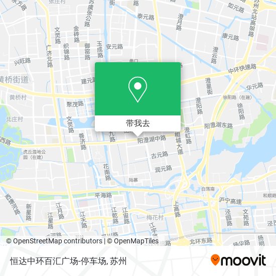 恒达中环百汇广场-停车场地图