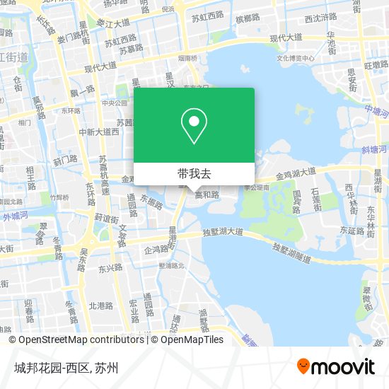 城邦花园-西区地图