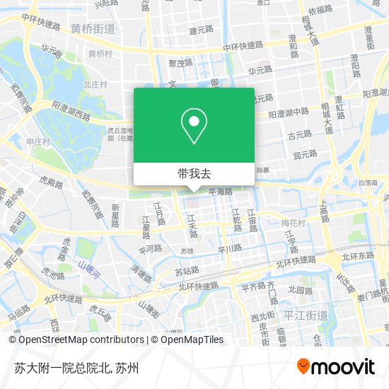 苏大附一院总院北地图