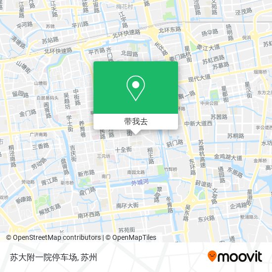苏大附一院停车场地图