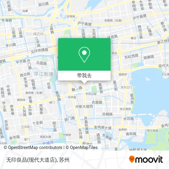 无印良品(现代大道店)地图