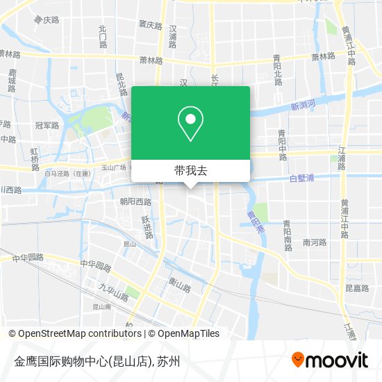 金鹰国际购物中心(昆山店)地图