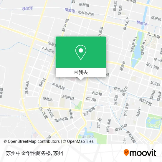 苏州中金华怡商务楼地图