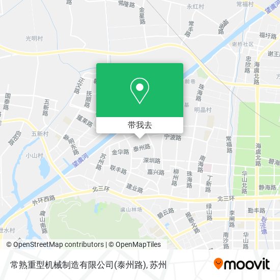 常熟重型机械制造有限公司(泰州路)地图